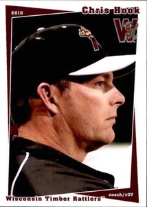 2010 Wisconsin Timber Rattlers Grandstand #13 Chris Hook Pitching Coach Card