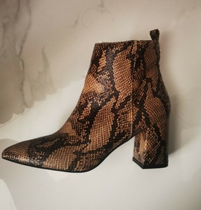 Kurt Geiger Animal Print Ankle Boots 