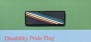 Alfiler esmaltado bandera del orgullo de discapacidad de Retrophiliac - Imagen 1 de 2