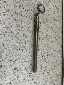 Termometro vintage Weksler New York USA custodia in metallo - Foto 1 di 4