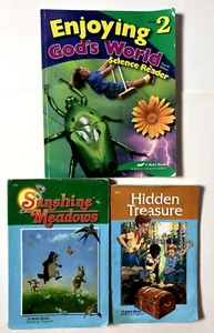 ABeka 2nd grade READING SET 2 Student Readers 3pc Enjoying God's World Treasure - Picture 1 of 1