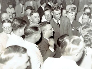 1935 Vintage Photo John Roosevelt at Young Democrats of America Convention - Picture 1 of 2