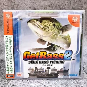 SEGA Dreamcast Get Bass 2 SEGA BASS Fishing Japan Retro DC Game Sealed New - Picture 1 of 8