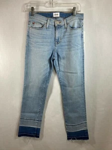  NEU Hudson ZOEEY Mid Rise Crop Straight Jeans Ombre Saum Größe 26 - Bild 1 von 7