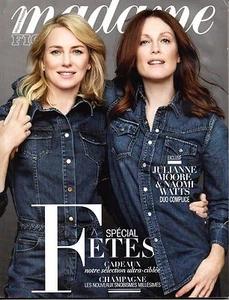 French Magazine 11/2015: JULIANNE MOORE and NAOMI WATTS_ADELE_MELANIE LAURENT - Imagen 1 de 3