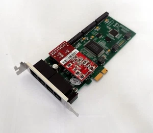 Atcom AXE400PL-01 4 Port Analog PCI-E Asterisk Low Profile Card with 0 FXS 1 FXO - Picture 1 of 1