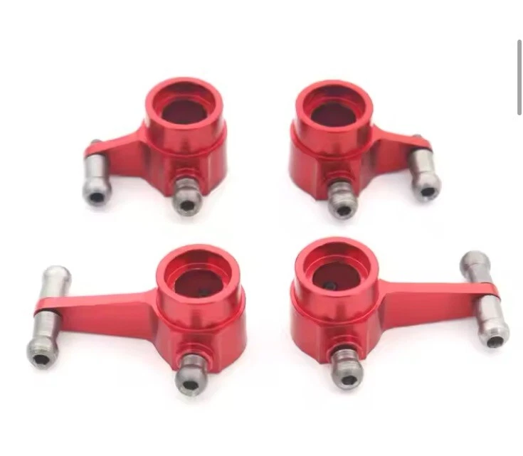 WLToys 4 pcs Metal front and rear steering spindles K989 K969 284131 1/28 scale - Image 1 of 1