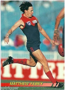 1994 Select Base Card [ 129 ] Matthew FEBEY Melbourne - Picture 1 of 1