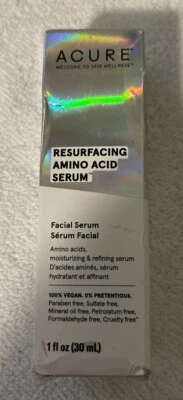 Tratamiento facial glicólico durante la noche Acure Resurfacing 1 fl oz líquido nuevo en caja Foto 1 de 4