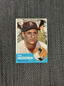 1963 Topps Carl Yastrzemski #115 en muy buen estado+ Ex Medias Rojas de Boston envío gratuito - Imagen 1 de 2