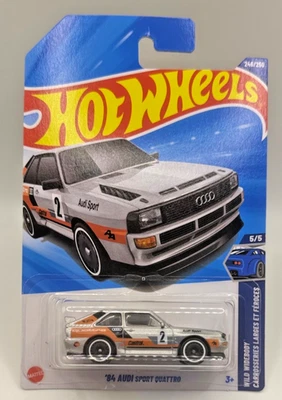 Hot Wheels ** Treasure Hunt ** P чехол ** ' 84Audio Sport Quattro (Wild Wildbody)  - Изображение 1 из 4