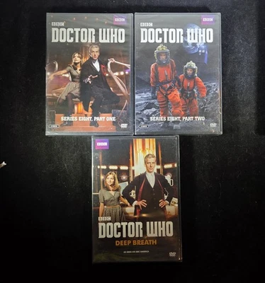 Doctor Who Brand New DVDs - Deep Breath +  Series 8 part 1 & 2 BBC  - Image 1 of 2