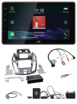 JVC DAB Lenkrad Bluetooth USB Autoradio für Ford Transit Connect Nebula 2013-201 - Bild 1 von 4