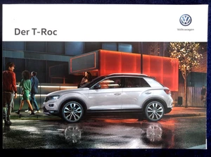 VW T-Roc Prospekt 6.2019  mit Farben und Polster - Bild 1 von 9