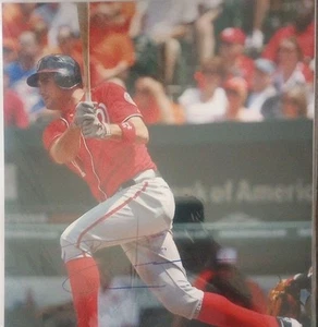Ryan Zimmerman Nationals Signed 16x20 Photo COA Schwartz Collectibles - Picture 1 of 2