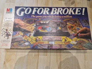 Vintage 1985 Go For Broke! Board Game by MB Games - Picture 1 of 1