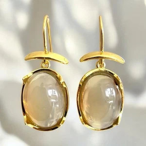 Wunderschöne elegante Retro Ohrringe Vintage Luxus Tropen Ohrstecker Avantgarde - Bild 1 von 9