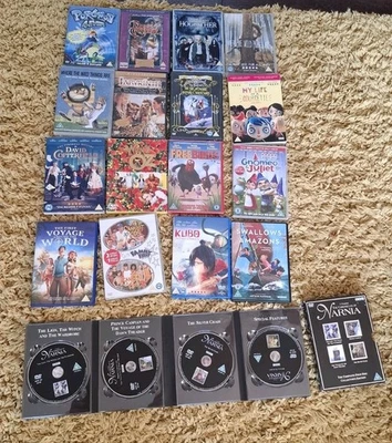 Dvd Bundle X 20 Childrens Adventure Films Narnia Labyrinth Dark Crystal Sandlot - Image 1 of 4