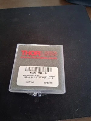 C220TMD-B - f = 11.0 mm, NA = 0.25, WD = 5.8 mm, Mounted Aspheric Lens, ARC: 6 - Image 1 of 2