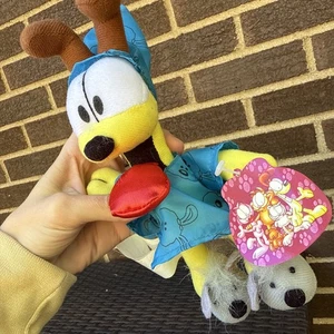 Odie Hund Plüsch Pyjama & Häschen Hausschuhe Puppe-Pfoten Play by Play-Garfield 8 Zoll - Bild 1 von 7