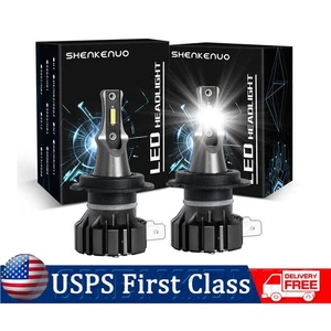 H7 LED Headlight Super Bright Bulbs Kit White 2400LM High/Low Beam 6000K 2pcs - Picture 1 of 7