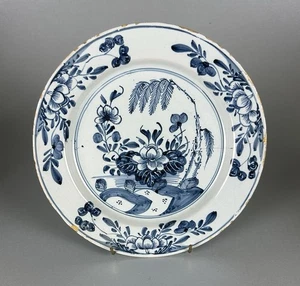 English Delft 18thC Plate c1760 Probably London - Picture 1 of 10