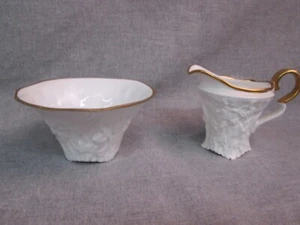 Antiguo azucarero y crema English Oak Royal Stafford England Finest Bone China - Imagen 1 de 7