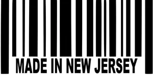 Calcomanía de vinilo con código de barras hecha en Nueva Jersey - elige talla y color - Imagen 1 de 2