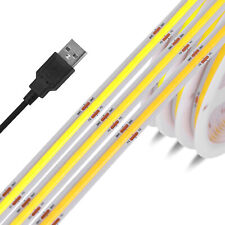 COB LED USB Stripes Streifen TV Hintergrundbeleuchtung Licht-Band Selbstklebend