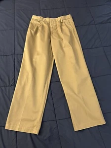Dockers klassische Passform Herren Hose 32 x 30 khaki plissiert vorne gerades Bein - Bild 1 von 11