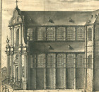 1720 Saint-Martin Abbey Tournai ECCLESIA ABBATIALIS S MARTINI TORNACI, Harrewijn