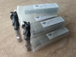 7/16" M42 cobalt roughing end mills Tialn coated 10pc for $115.00 free ship-new - Picture 1 of 3