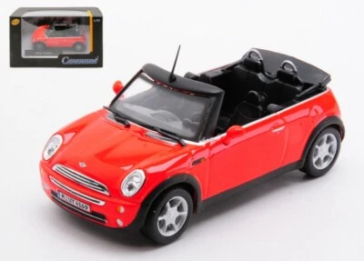 MODELLINO AUTO STATICO CARARAMA NEW MINI COOPER CABRIOLET 2005 ROSSO SCALA 1:43 - Immagine 1 di 4