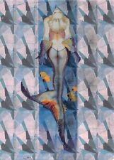 Olivia II (Series 2) 1993 - Prismatic Trading Card - #14 Mermaid Study