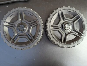 Kobalt KMP 5040-06 40V 80v mower parts: Pair of Front Wheel 341981555 341081505A - Picture 1 of 3