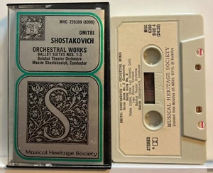 Shostakovich Ballet Suites No. 1-3 (Cassette Tape MHS) *Rare* *Very Good* - Imagen 1 de 2