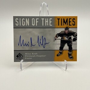 2001 Upper Deck Sign Of The Times Milan Kraft Signature