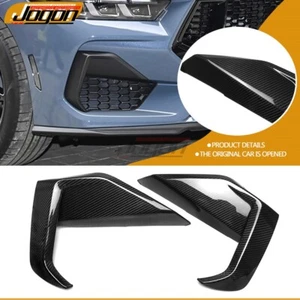 Carbon Front Bumper Lower Side Grille Covers For Ford Mustang GT S650 2024 2025 - Picture 1 of 9