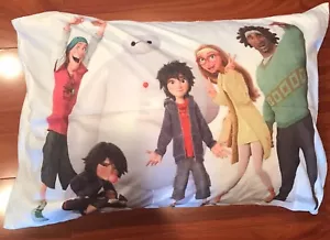 Big Hero 6 Movie Characters Cast Pillowcase Pillow Case Standard Size 20x30 - Picture 1 of 1