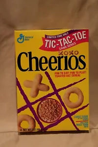 1993 LIMITED TIME ONLY TIC-TAC-TOE GAME SERIES CHEERIOS - Picture 1 of 6