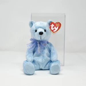 The Beanie Babies Collection Light Blue Lani Birthday Bear March 26 2004 - Picture 1 of 9