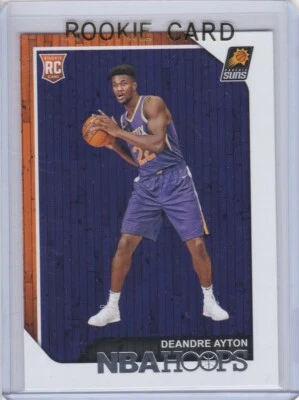 DeANDRE AYTON ROOKIE CARD Phoenix Suns Basketball RC 2018 Panini NBA HOOPS  - Image 1 of 2