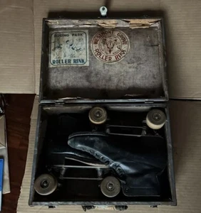 Vintage Roller Skates In Case Gloria Nord Model No 175 Men’s Size 9 Cleveland - Imagen 1 de 15