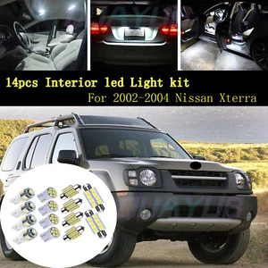 14Pc Super White Car Interior LED Light Bulb Kit for 2002-2004 Nissan Xterra - Picture 1 of 12
