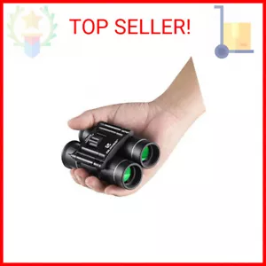Mini Pocket Small Binoculars, 10x25 Bird Watching Compact Folding Binoculars wit - Picture 1 of 2