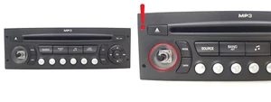 Radio Cd Mp3 Player Citroen Peugeot 96633422XT A2C53119559 - Foto 1 di 8