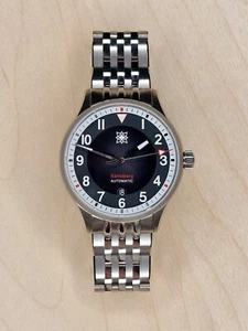 Second Hour Sattelberg Mk2 Miyota 9015 Automatic Watch (Extra Strap) - Picture 1 of 10
