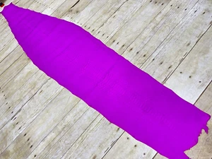 Neon Pink Big Genuine Python Snakeskin Leather real hide snake skin Rattle 325 - Picture 1 of 4