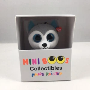 Ty Beanie Boos Mini Boo SLUSH Husky Hund handbemalt Vinyl Sammelfigur - Bild 1 von 2