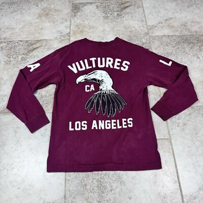 Primitive Apparel Shirt Mens Medium Red Vultures Graphic California 100% Cotton - Image 1 of 4